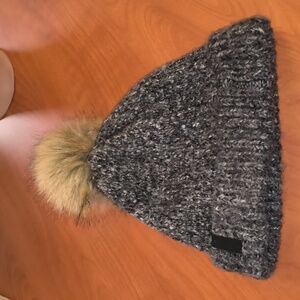 Bula Fleece Lined Cuffed Beanie w/Pom Pom